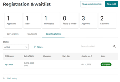 Static image highlighting the new Lillio Registration Fees feature and how it works