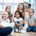 children in classroom